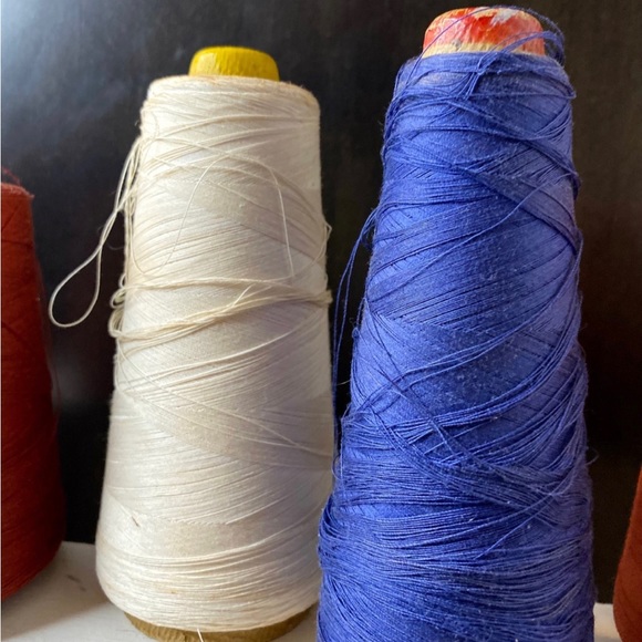 Vintage Large Spools of Thread, Set of 6 - Picture 7 of 13